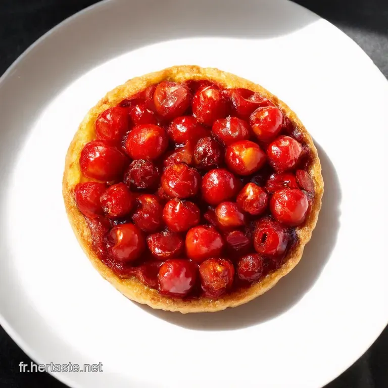 Tatin de Tomates Cerises au Caramel Beurre Sal&eacute;
