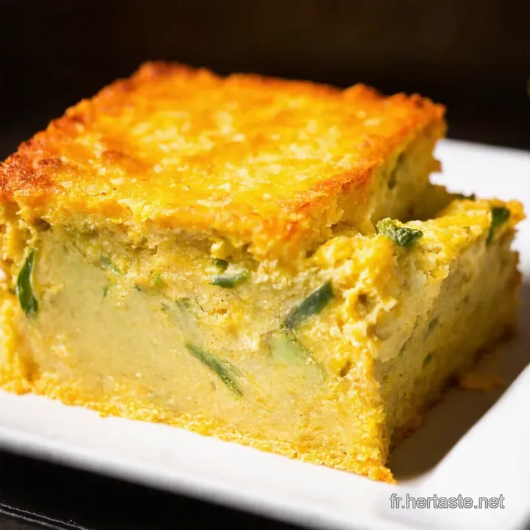 Terrine De Courgettes Parfum&eacute;e Aux Fines Herbes presentation