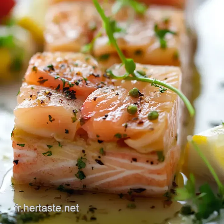 Terrine De Saumon Et Fruits De Mer: Un Go&ucirc;t De La C&ocirc;te D azur presentation