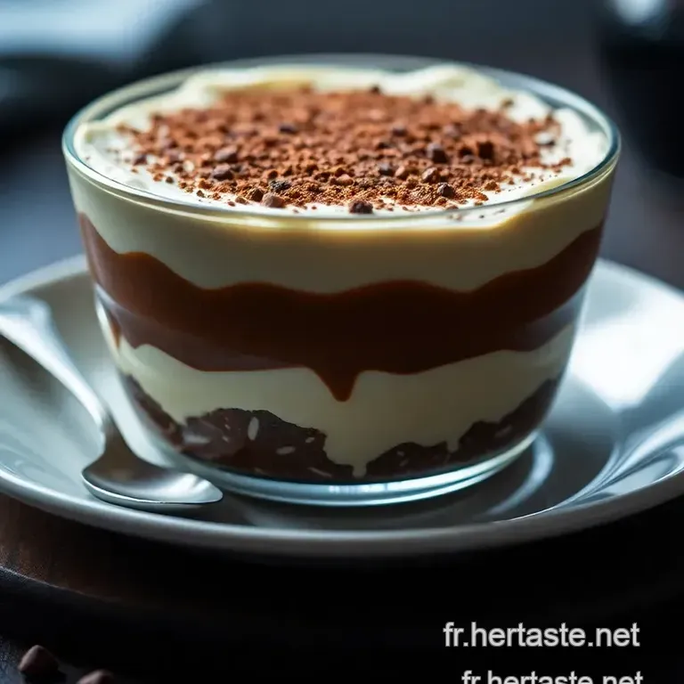 Tiramisu Au Chocolat: Un Baiser Fran&ccedil;ais Classique presentation