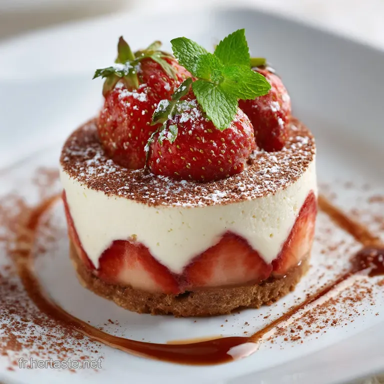 Tiramisu L&eacute;ger aux Fraises la meilleure Recette Tiramisu Estival