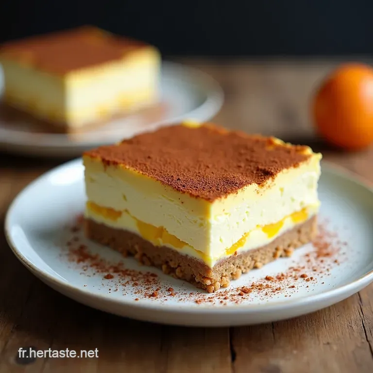 Tiramisu Pistache et Fleur dOranger