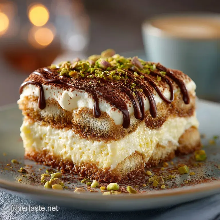Tiramisu Pistache L&Eacute;clat Vert de Sicile