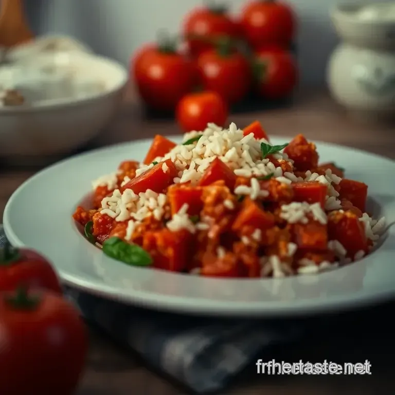 Tomates Farcies Au Riz : Un D&eacute;lice M&eacute;diterran&eacute;en presentation