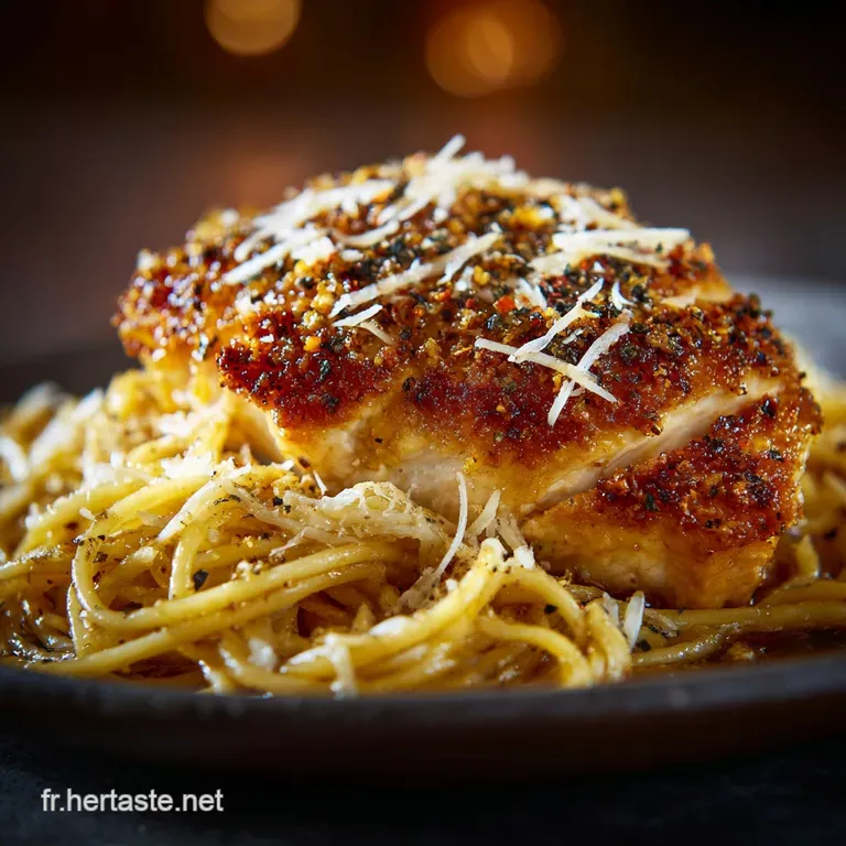 Torsades Royales au Poulet Parmesan et Fines Herbes