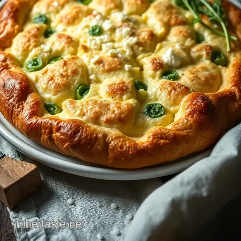 Tourte &Eacute;pinards Ricotta - a Rustic Spinach & Ricotta Tart presentation