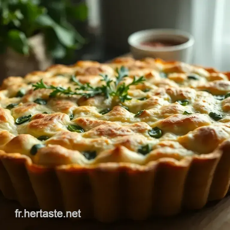 Tourte &Eacute;pinards Ricotta - A Rustic Spinach & Ricotta Tart