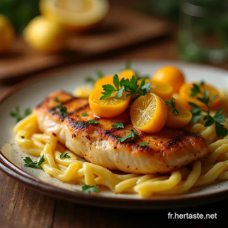 Truite Grill&eacute;e Aux Agrumes Et Boulgour Cari &Eacute;pic&eacute; Mais Tout En Douceur presentation