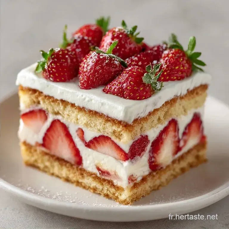 V&eacute;ritable Fraisier Traditionnel &Agrave; La G&eacute;noise